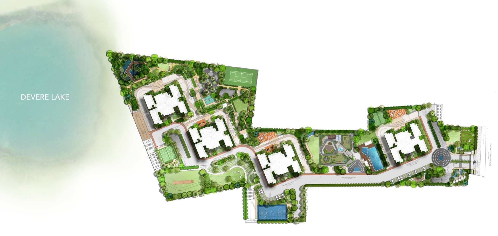 Master layout of NBR Soul of the Seasons with towers and amenities