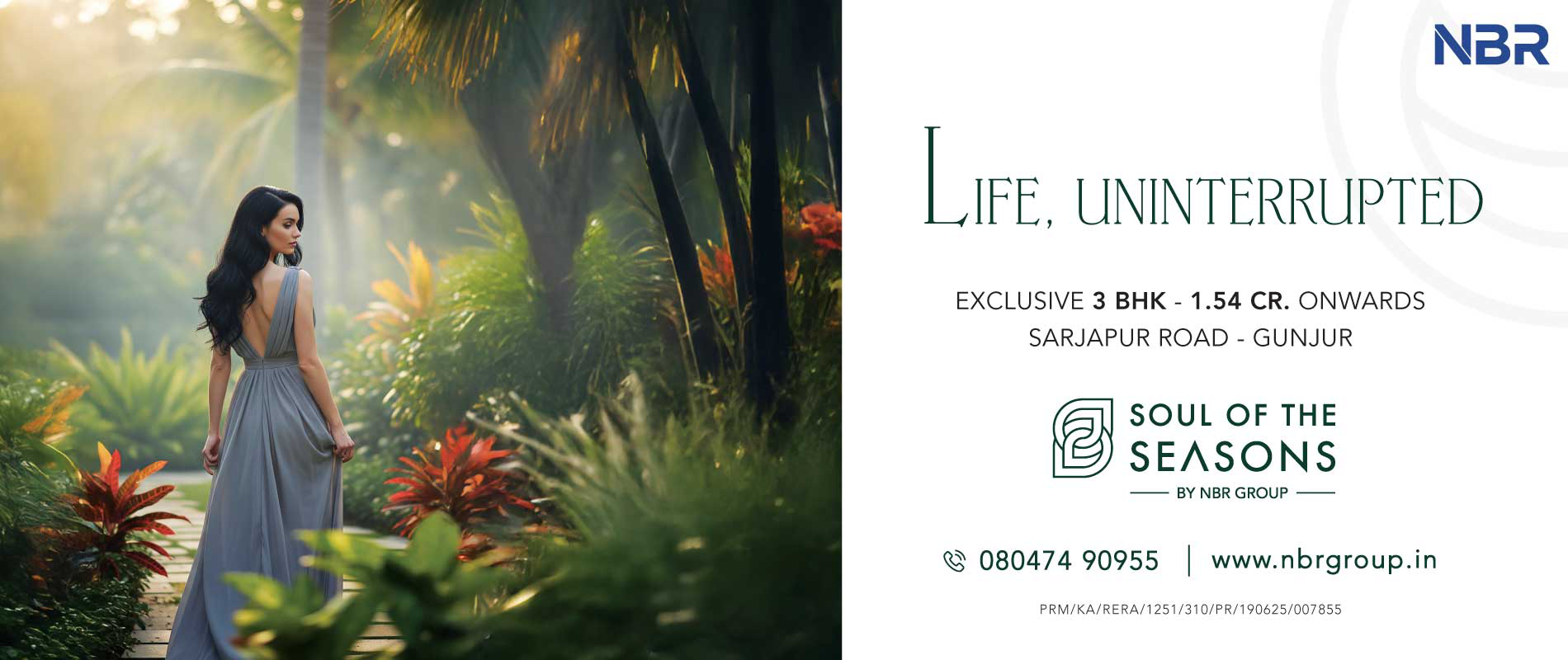 NBR Group – Live the Resort Life pre-launching 3 BHK residences at Sarjapur Road, Gunjur